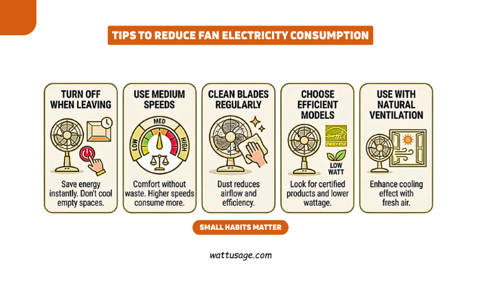 Tips to Reduce Fan Electricity Consumption