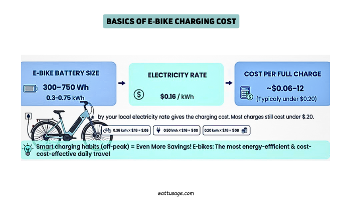 how much does it cost to charge an electric bike