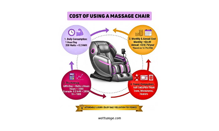 Cost of Using a Massage Chair