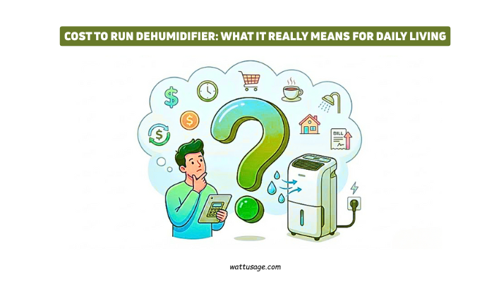 Cost to Run Dehumidifier: What It Really Means for Daily Living