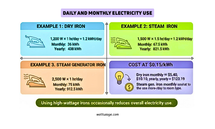 How Many Watts Does an Iron Use