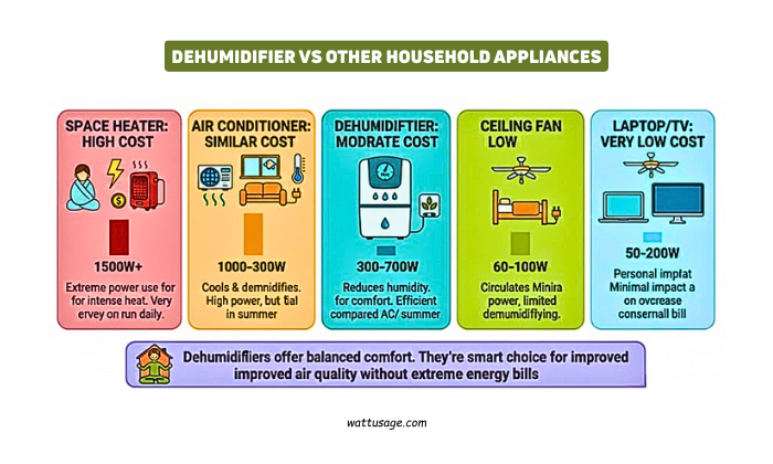 Dehumidifier Vs Other Household Appliances 
