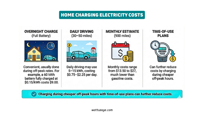 Home Charging Electricity Costs