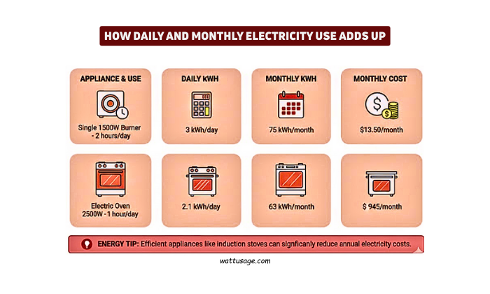 How Many Watts Does an Electric Stove Use? Energy Guide