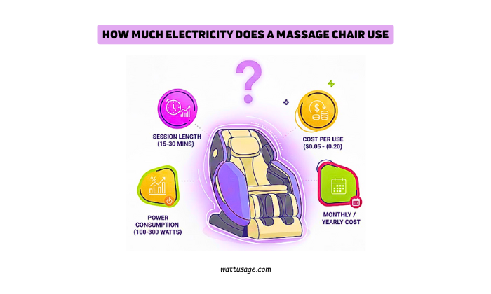 How Much Electricity Does a Massage Chair Use