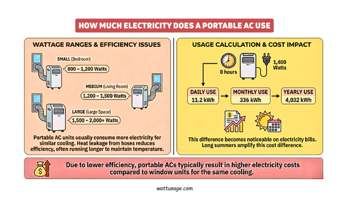 window AC and portable AC units use