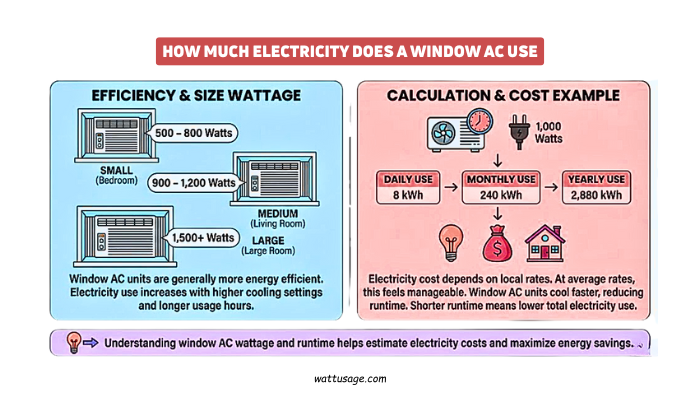 window AC and portable AC units use