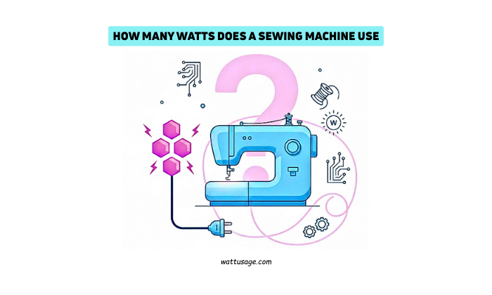 How many watts does a Sewing Machine use