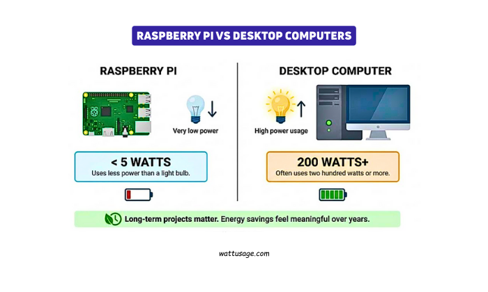 Raspberry Pi vs Desktop Computers