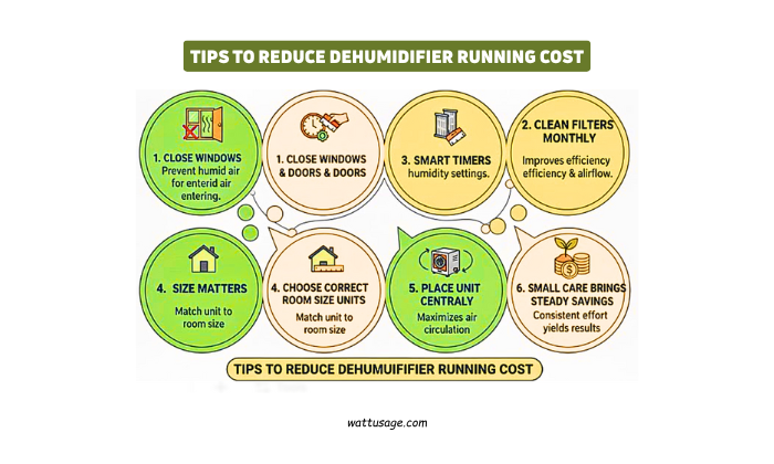 Tips to Reduce Dehumidifier Running Cost