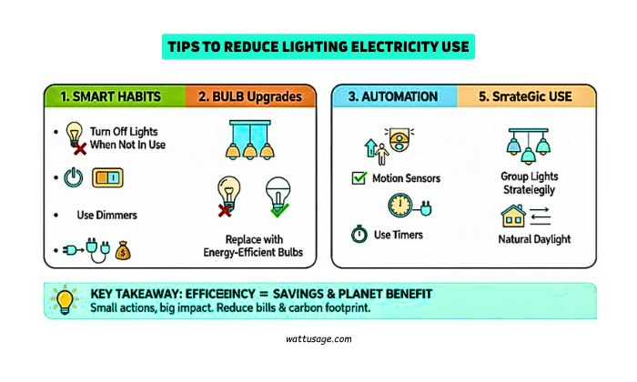 Tips to Reduce Lighting Electricity Use