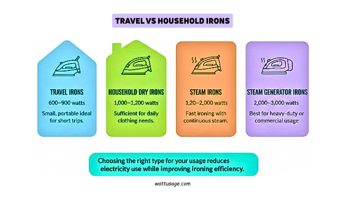 How Many Watts Does an Iron Use