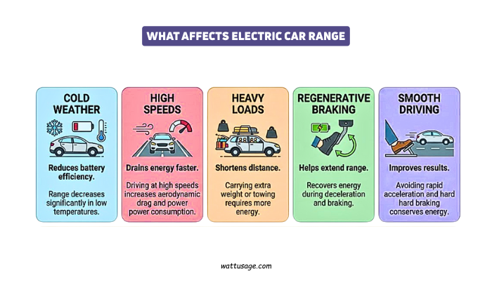What Affects Electric Car Range