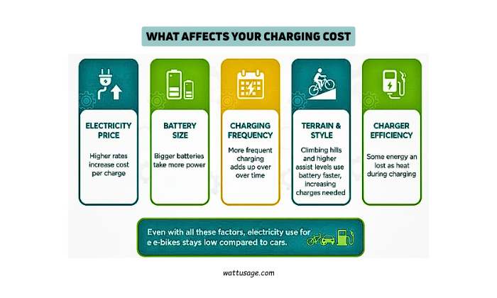 how much does it cost to charge an electric bike