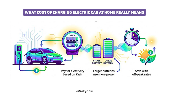 cost of charging electric car at home
