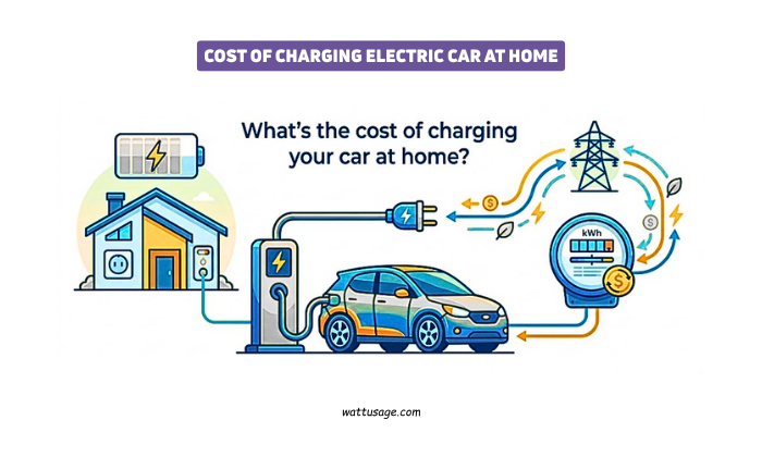 cost of charging electric car at home