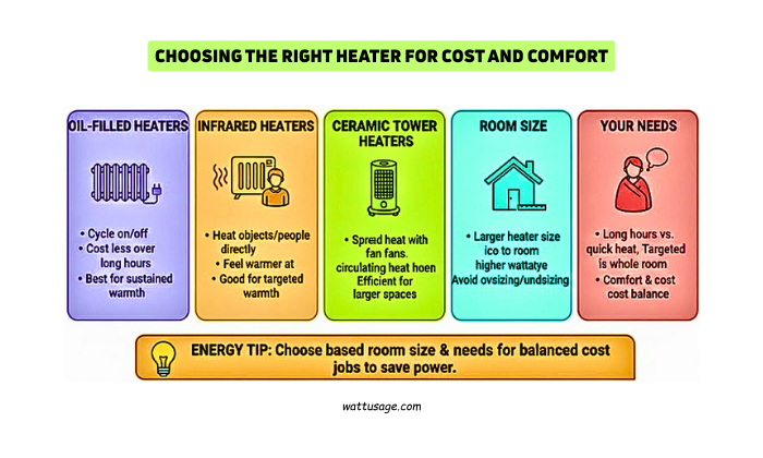 Choosing the Right Heater for Cost and Comfort