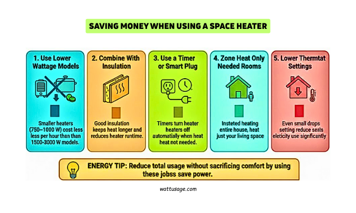 Saving Money When Using a Space Heater